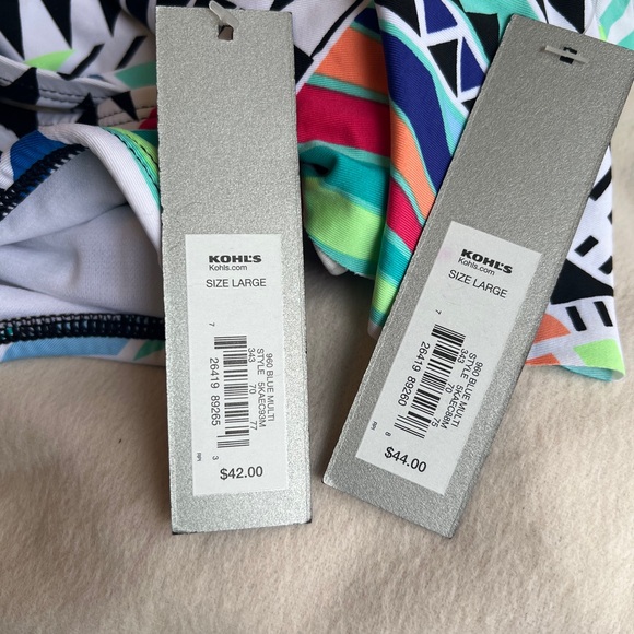 Geometric Multicolor Bikini Set - Picture 9 of 11